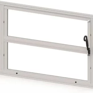 Basculante Aluminio C/vidro 50l X 50a Branco - Imagem 3