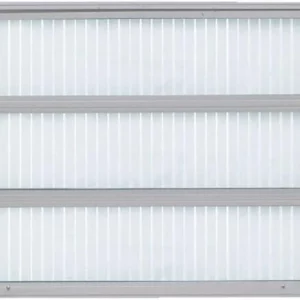 Basculante Aluminio C/vidro 60l X 60a Branco