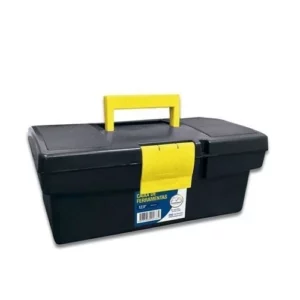 Caixa de Ferramentas Preta 12,5cm - Metasul - Imagem 1