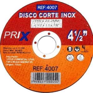 Disco Corte Inox 4 1/2 Fino Lotus - Imagem 1