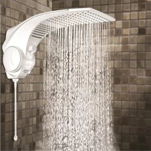 Chuveiro Elétrico 5500w 110v Duo Shower Quadrado Eletrônico Branco - Imagem 4