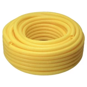 Eletroduto de Pvc Corrugado Flexível Amarelo 20mm 25m - Krona