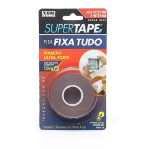 Fita Dupla Face Fixa Tudo Externa 19mm com 2 Metros - Imagem 2