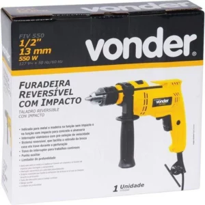 Furadeira com Impacto 1/2" 550w 127v - Vonder - Imagem 2