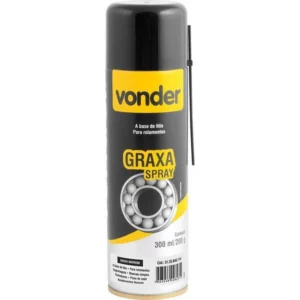 Graxa em Spray Marrom Base de Lítio 200g - Vonder - Imagem 1