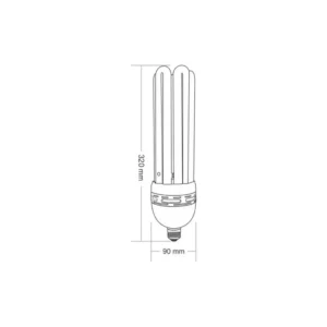 Lamp Comp Elet Taschibra 5u 84w 127v 6400k E-27 - Imagem 3