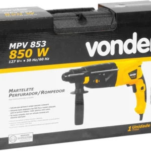 Martelete Perfurador e Rompedor Mpv 853 127v - Vonder - Imagem 3
