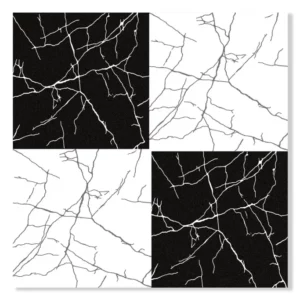 Piso Cerâmico Brilhante Bold Titânio 45x45cm