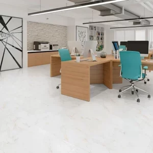 Piso Esmaltado Acetinado Retificado In Out Phd70170 Reinaldo Branco 74x74cm - Imagem 5