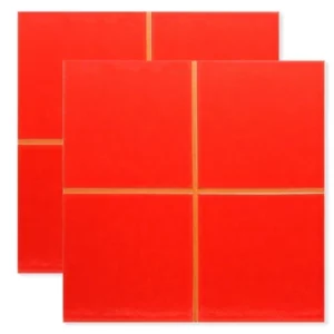 Revestimento Cerâmico Brilho Borda Bold Quarter Coral 20x20 Cm - Imagem 2