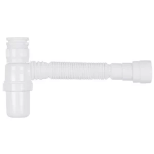 Sifão Sanfonado com Copo Universal Branco