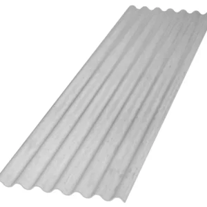 Telha Ondulada em Fibrocimento 4mm 244x50cm Cinza