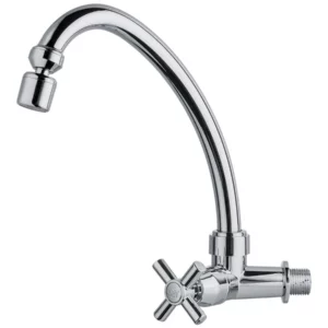 Torneira de Parede Bica Móvel Bahamas com Arejador Articulável Cromada 1/2"