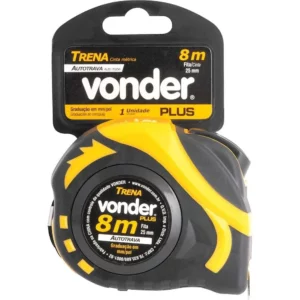 Trena Curta de Aço com Autotrava 8 M X 25 Mm Vonder Plus - Imagem 3