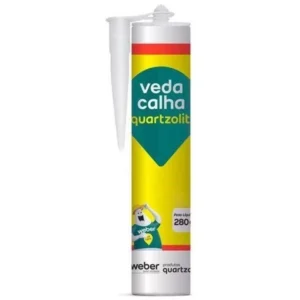 Veda Calha Cinza 400g Quartzolit - Imagem 1