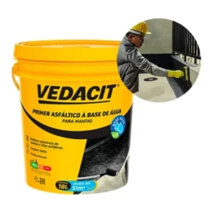 Primer para Manta Asfáltica Base de água, Preto, 18 L, Vedacit - Imagem 2