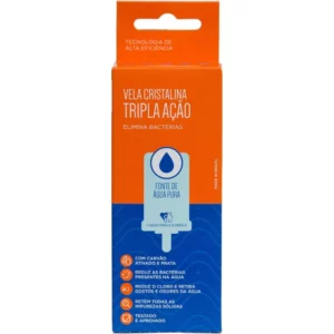 Vela para Filtro de Barro Tripla Ação Cristalina Kit 3 Un - Imagem 3