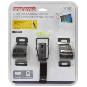 Suporte Tv Todas 10-85" Inclinável Preto Sbrub910 Blister - Brasforma - Imagem 1