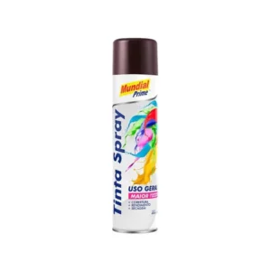 Tinta Spray Marrom Mundial Prime 400ml Uso Geral