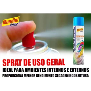 Tinta Spray Azul Medio - Imagem 3