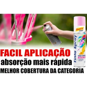 Tinta Spray Rosa - Imagem 3