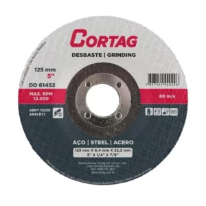 Disco de Desbaste 125mm 125x6,4x22,2mm - Imagem 1