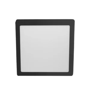 Painel Led 18w Lux Quadrado Sobrepor Preto 6500k - Imagem 3