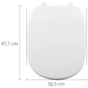 Assento Sanitário Almofadado Sabatini Branco - Imagem 3