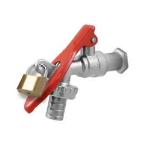 Torneira Esfera Jardim Cadeado C/bico Uso Geral 1/2