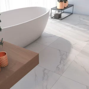 Porcelanato Esmaltado Acetinado Borda Reta Place Branco 59x59cm - Imagem 19
