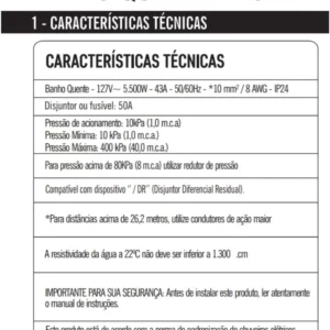 Ducha 4t 220v 7000w Banho Quente Black Piano Sintex - Imagem 4