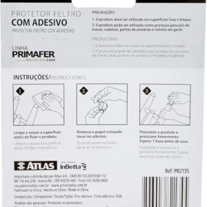 Atlas Protetor Ades Redondo D3cm 9pc Feltro Bg - Imagem 2