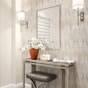 Revestimento Brilhante Relevo Bold Avila Bege 34x60cm - Imagem 4