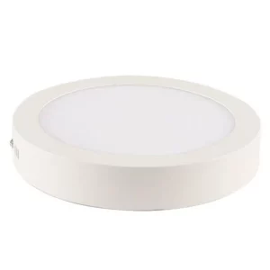 Painel Led Slim Sobrepor Redondo 18w - Lum.bnu_inativo