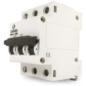 Disjuntor Soprano Din Tripolar Curva C 50a