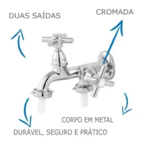 1428 C31 Light Ved Tor P/ Maquina de Lavar C/ Bico Lg Metais - Imagem 4