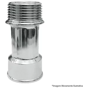 Extensão Torneira Garden Cromado1/2" Media 11851e - Garden