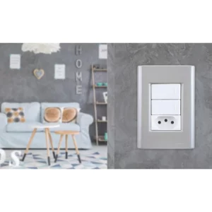 Placa 3 Postos 4 X 2 Fendi - Tramontina - Imagem 4