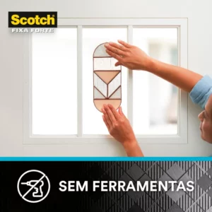 Scotch, 3m, Fixa Forte, Fita Dupla Face, Transparente, 24mm X 2m - Imagem 6
