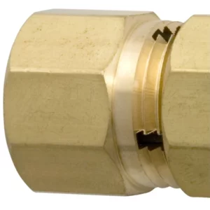 Adaptador Bruto para Instalação de Gás Fêmea 1/2''x3/8'' - Imagem 2