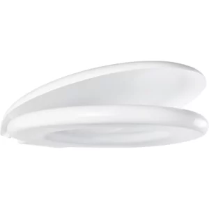 Assento Sanitário Plástico Almofadado Estampado, Cor Branca, Linha Primafer, Atlas. - Imagem 2