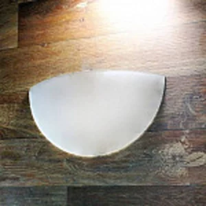 Arandela Jurerê 30cm Vidro Fosco 1xe27 Branca - Taschibra - Imagem 1