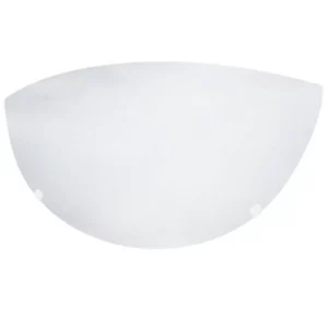 Arandela Jurerê 30cm Vidro Fosco 1xe27 Branca - Taschibra - Imagem 2