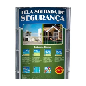 Tela Soldada Alambrado Segurança 10x5 2,0x25m 1,9mm Morlan - Imagem 3