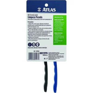 Conjunto de Escovas para Limpeza Pesada, Contém 2 Unidades, Cores Azul e Preto, Atlas. - Imagem 8