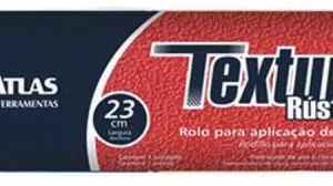 Rolo com Cabo para Texturas Rústicas 23cm - Atlas