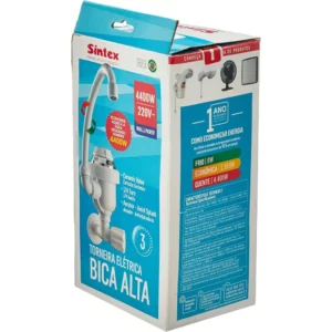Torneira Elétrica Bica Alta Parede 220v 4400w Tep244 Sintex - Imagem 6
