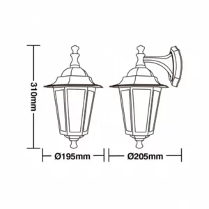 Arandela Tlf 27 60w Branca - Taschibra - Imagem 2