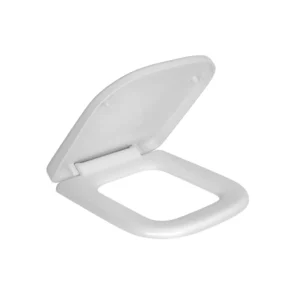 Assento Plástico com Slow Close Quadra Branco