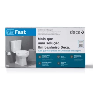 Kit Completo Vaso Sanitário com Caixa Acoplada Fast Branco - Imagem 8